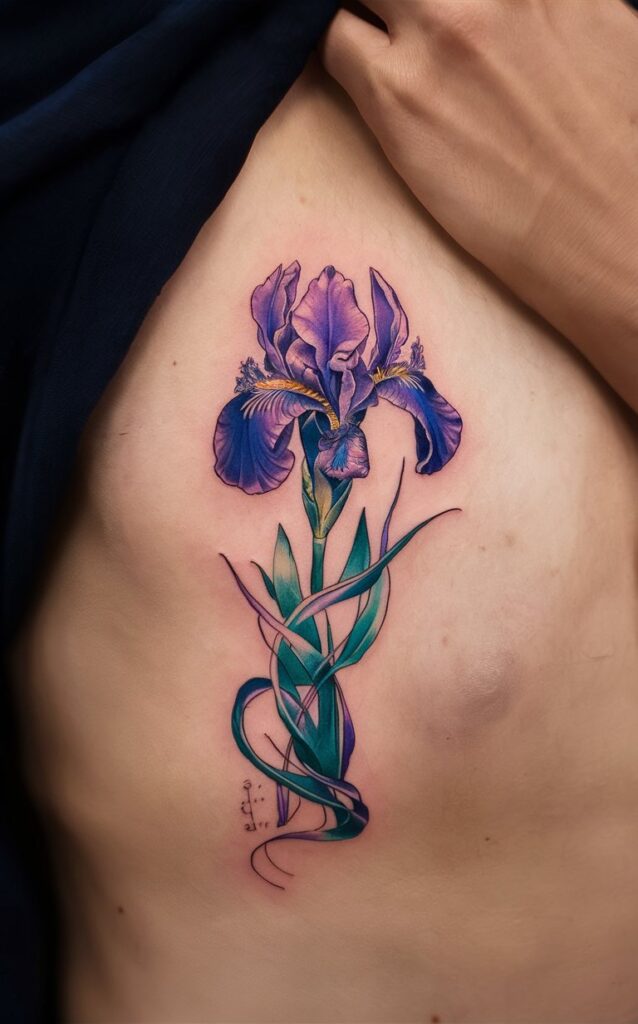 February birth flower tattoo ideas