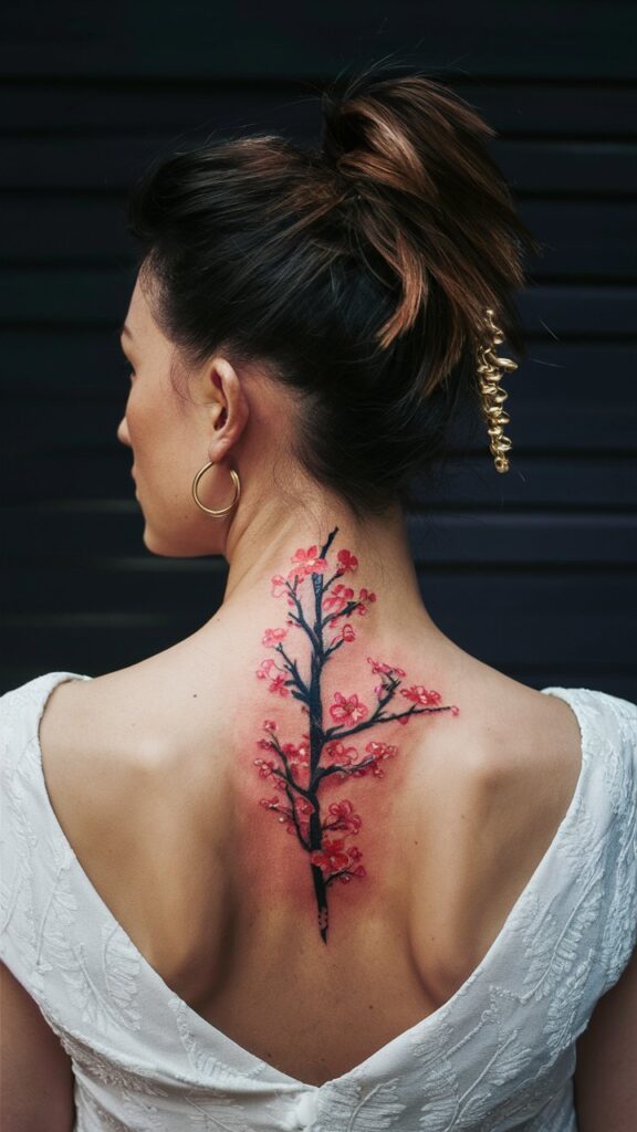 Japanese cherry blossom tattoo meaning