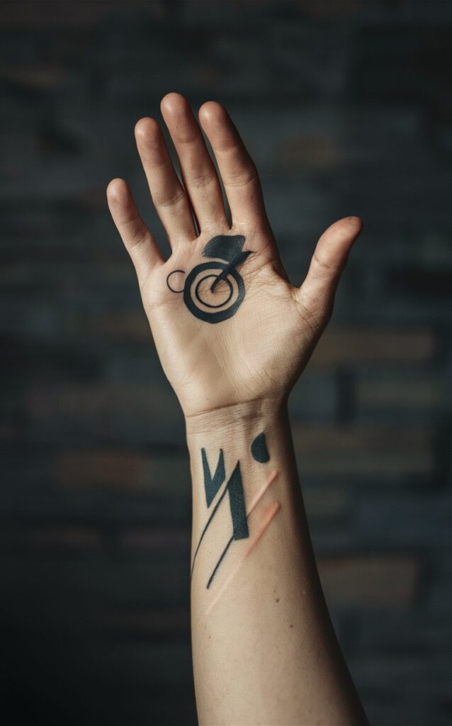 abstract tattoos for guys