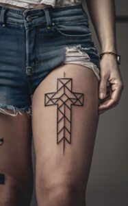 cross tattoos for women