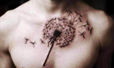 dandelion tattoo cover