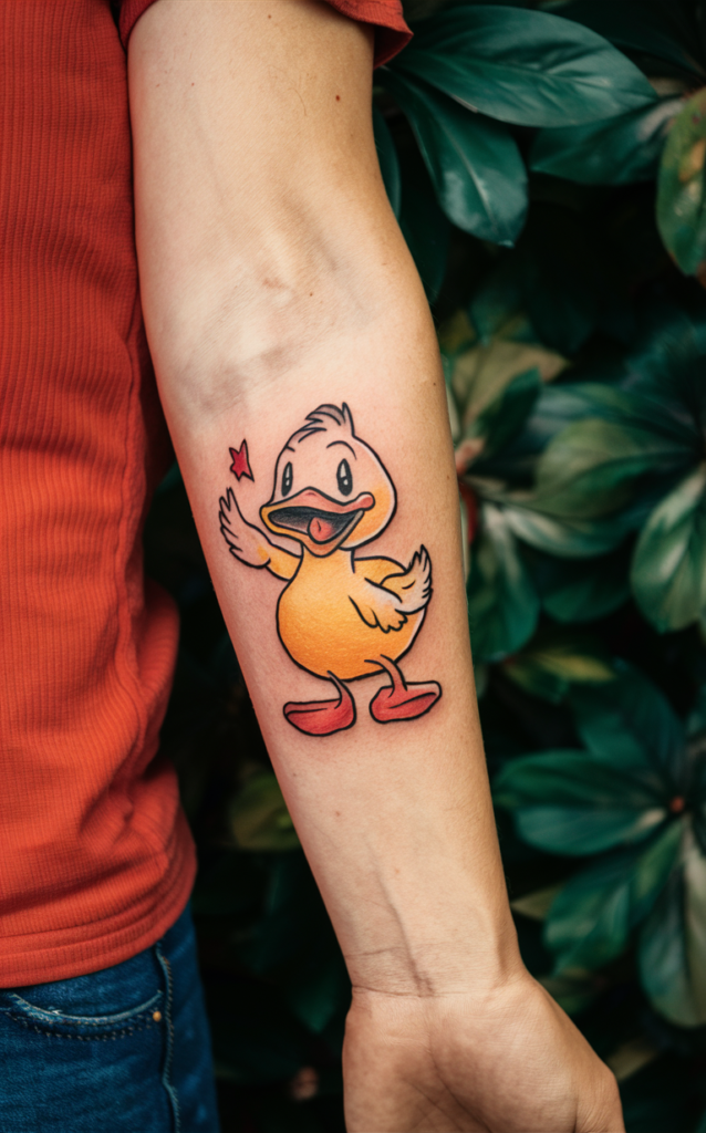 duck tattoo small