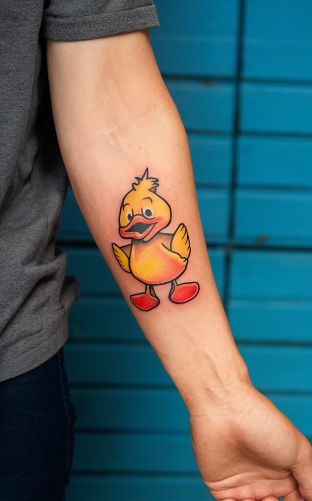 duck tattoo small