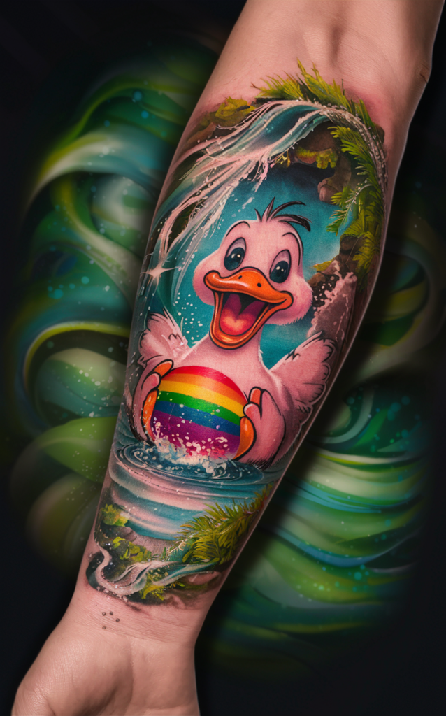 Rubber ducky tattoo