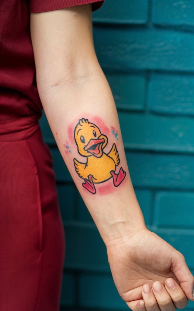 duck tattoo small