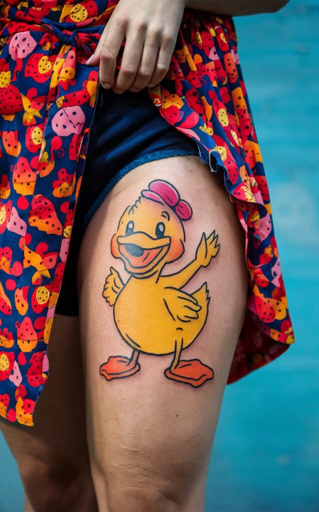 Rubber ducky tattoo