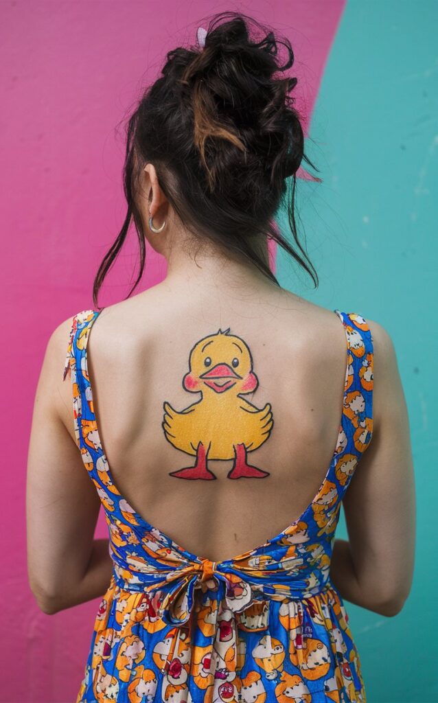 Rubber ducky tattoo