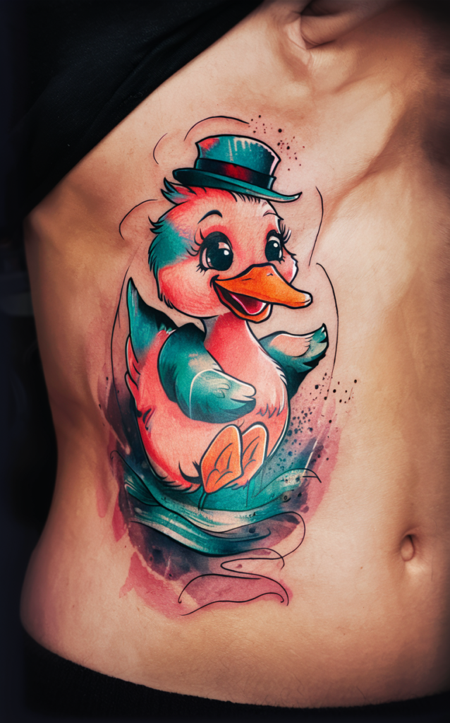 Rubber ducky tattoo