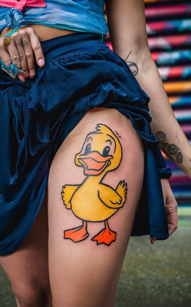 Rubber ducky tattoo