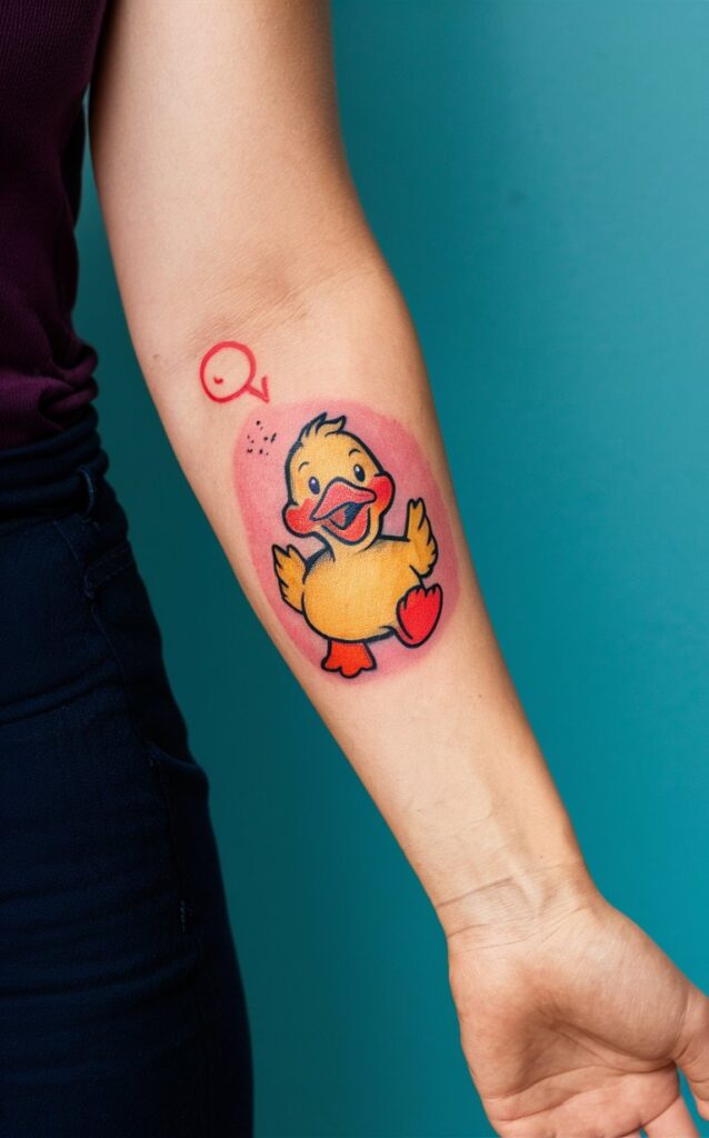 duck tattoo small