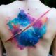 galaxy tattoo cover