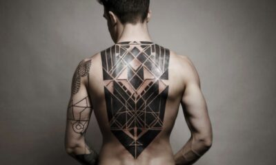 geomatric tattoo cover