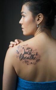 just breathe tattoo ideas