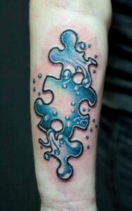 puzzle piece tattoos for couples - Puzzle piece tattoos for females - Puzzle piece tattoo small - Puzzle piece tattoo ideas