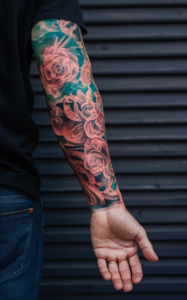 quarter sleeve tattoo forearm