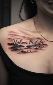 hakuna matata tattoo meaning - hakuna matata meaning - Hakuna matata tattoo small - Hakuna matata tattoo ideas - hakuna matata tattoo female - hakuna matata symbol - hakuna matata tattoo for guys