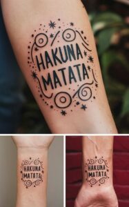 hakuna matata tattoo meaning - hakuna matata meaning - Hakuna matata tattoo small - Hakuna matata tattoo ideas - hakuna matata tattoo female - hakuna matata symbol - hakuna matata tattoo for guys