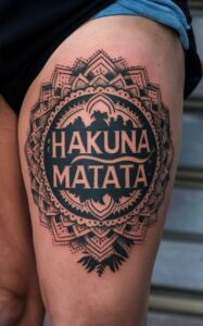 hakuna matata tattoo meaning - hakuna matata meaning - Hakuna matata tattoo small - Hakuna matata tattoo ideas - hakuna matata tattoo female - hakuna matata symbol - hakuna matata tattoo for guys