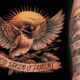 Bold Sparrow Tattoo