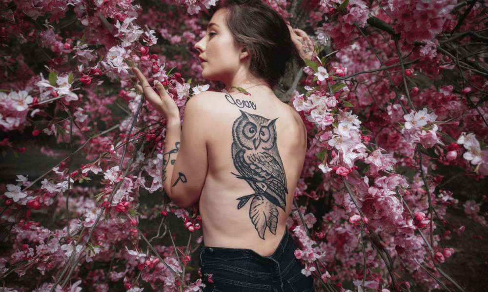 Cherry blossoms tattoo Idea