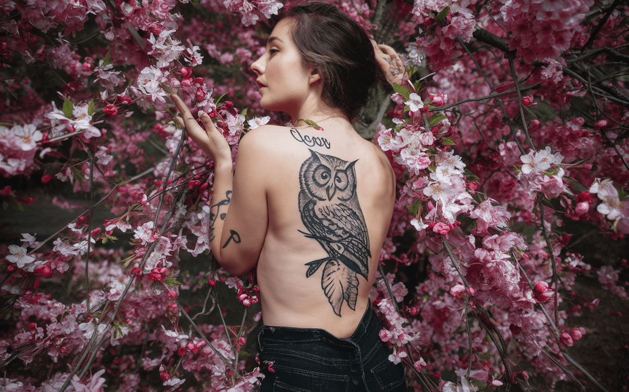 Cherry blossoms tattoo Idea