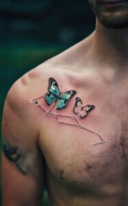 Tattoos of constellations for ladies - Tattoos of constellations for females - constellation tattoo scorpio - zodiac constellation tattoos - constellation tattoo ideas - constellation tattoos cancer