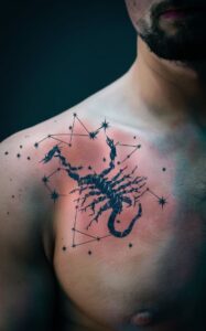 Tattoos of constellations for ladies - Tattoos of constellations for females - constellation tattoo scorpio - zodiac constellation tattoos - constellation tattoo ideas - constellation tattoos cancer