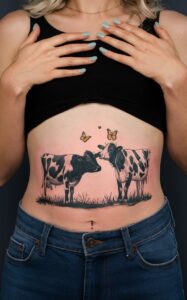 Tattoos of cows with names - Tattoos of cows small - Tattoos of cows for females - Tattoos of cows for guys - Cow tattoo meaning - Cow tattoo Designs