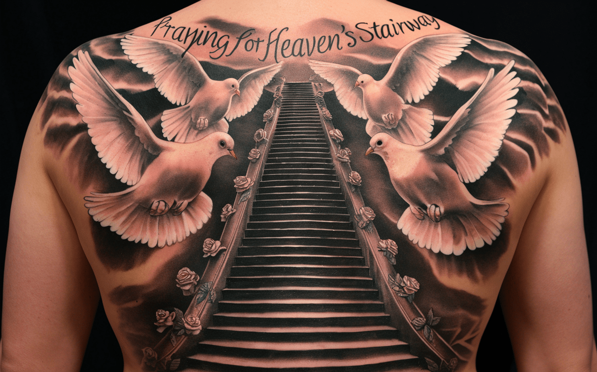 Heaven's Stairway Tattoo Ideas
