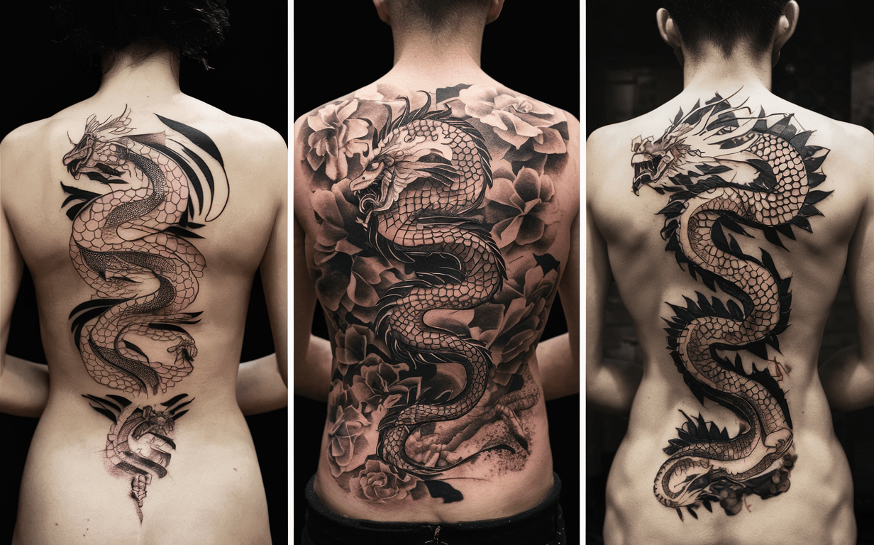 Japanese Dragon Tattoos cover