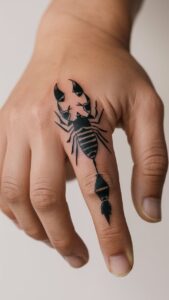 scorpion tattoo on hand- scorpion tattoo neck - scorpion tattoo design - scorpion tattoo arm - best tattoo for scorpio zodiac - Scorpion tattoo small