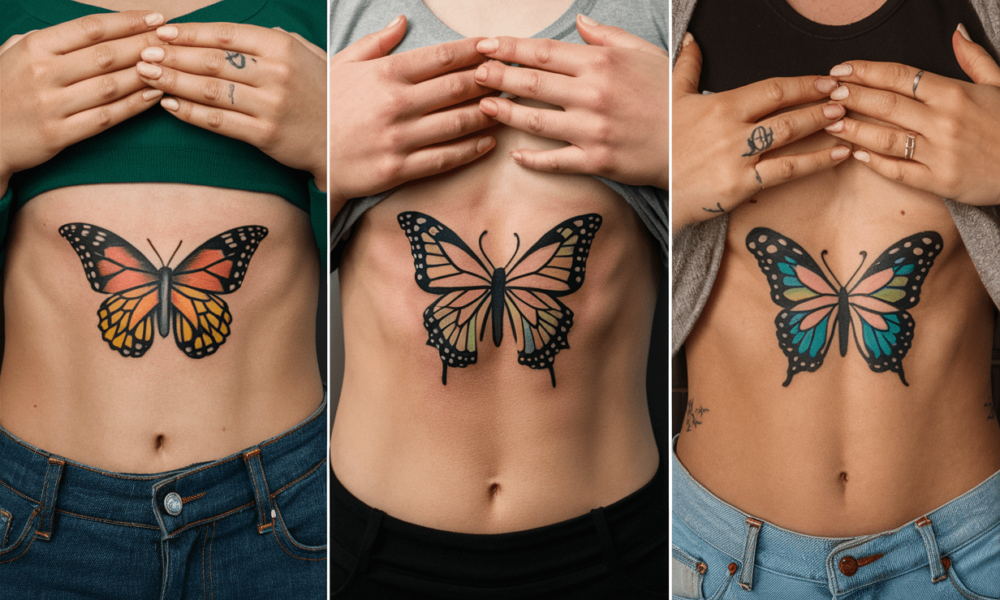 Traditional butterfly tattoo ideas