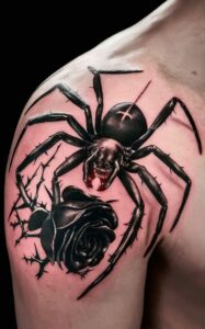 black widow tattoo meaning - Black widow tattoo designs - Black widow tattoo small - black widow tattoo men - black widow tattoo traditional
