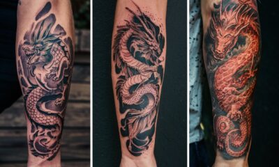 dragon forearm Tattoo for man