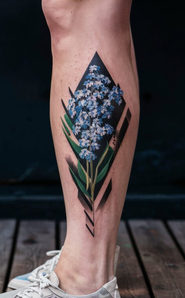 Forget me not tattoo small