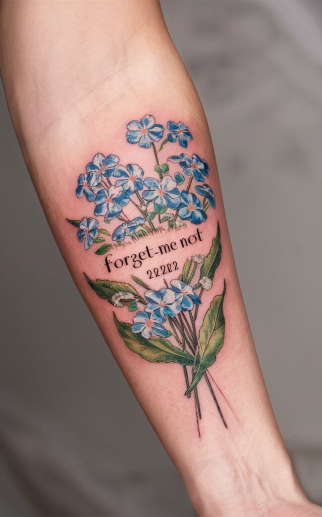 forget me not tattoo meaning