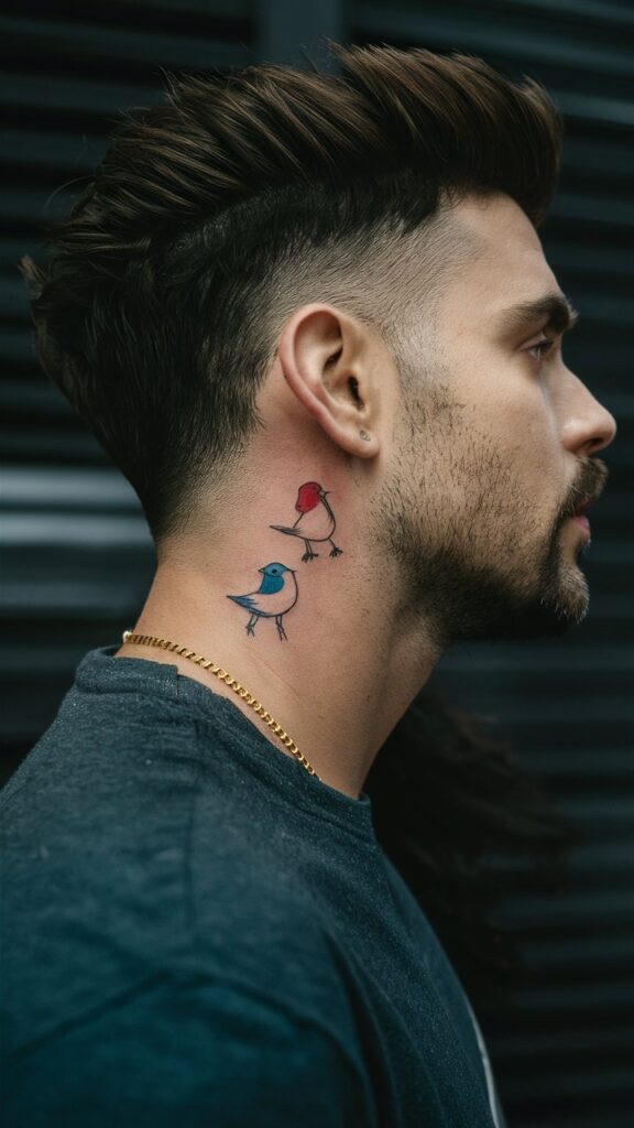 meaningful behind the ear tattoos for guys
