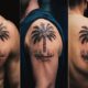 palm tree tattoo male ideas