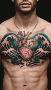 Sacred heart tattoo small - Sacred heart tattoo female - sacred heart tattoo traditional - sacred heart tattoo black and white - Heart tattoo small - heart tattoo on hand - Heart tattoo on wrist - real heart tattoo