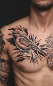 sparrow tattoo men