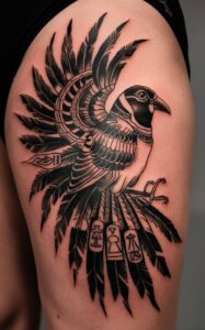 sparrow tattoo traditional