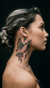 Thunderbird tattoo meaning - Thunderbird tattoo simple - Thunderbird tattoo design - Thunderbird tattoo sleeve - Native American thunderbird tattoo - Traditional thunderbird tattoo - Thunderbird tattoo chest