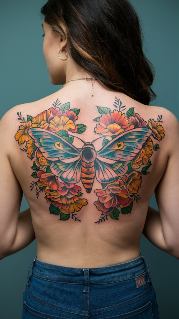 Trad moth tattoo female moth tattoo meaning Trad moth tattoo ideas