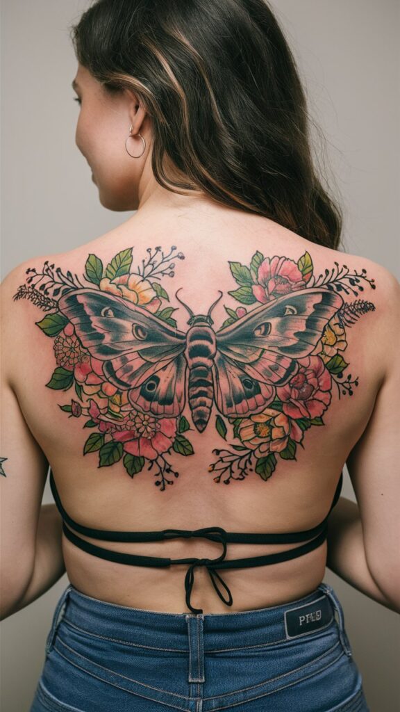 Trad moth tattoo female moth tattoo meaning Trad moth tattoo ideas