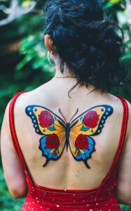 traditional butterfly tattoo black and white - Traditional butterfly tattoo small - Traditional butterfly tattoo female - traditional butterfly tattoo black and grey - traditional butterfly tattoo man