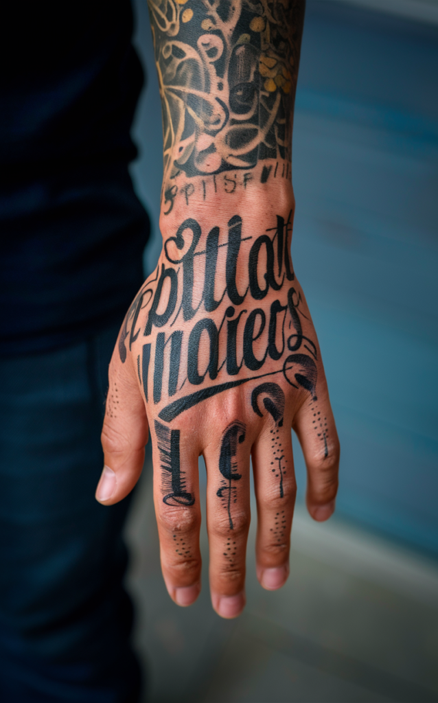 Traditional hand tattoos for guys