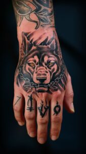 Fenrir tattoo meaning - Fenrir tattoo symbol - Fenrir tattoo sleeve - Fenrir tattoo designs - Fenrir Tattoo Arm - Fenrir tattoo small