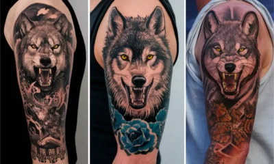 Roaring Wolf Tattoos 